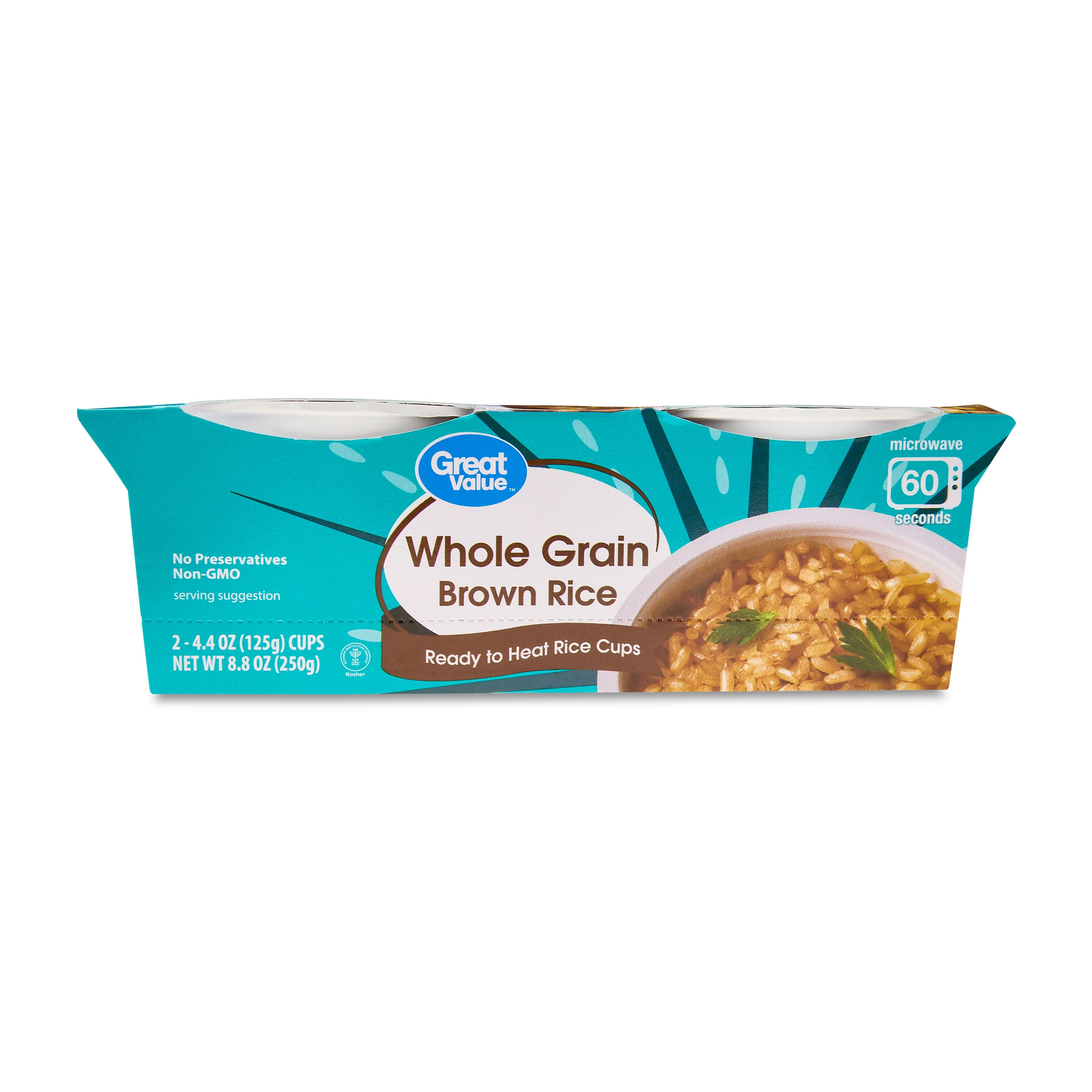 Buy Great Value Brown Rice Cups from Good Kitchen Market | StoresGo