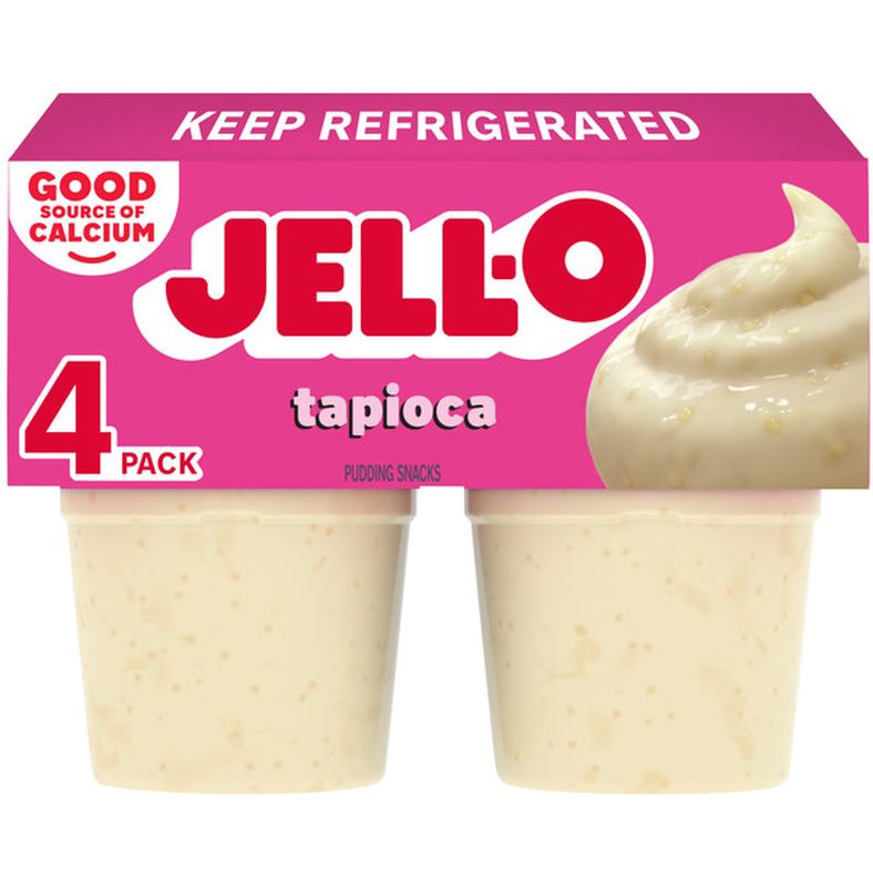 Buy Jell-O Original Tapioca Refrigerated Pudding Cup Snacks Online ...