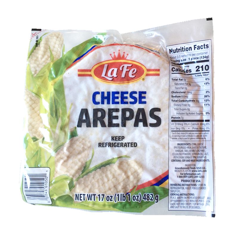 Arepa In Store Buy La Fe Cheese Arepas Online from Key Food | StoresGo