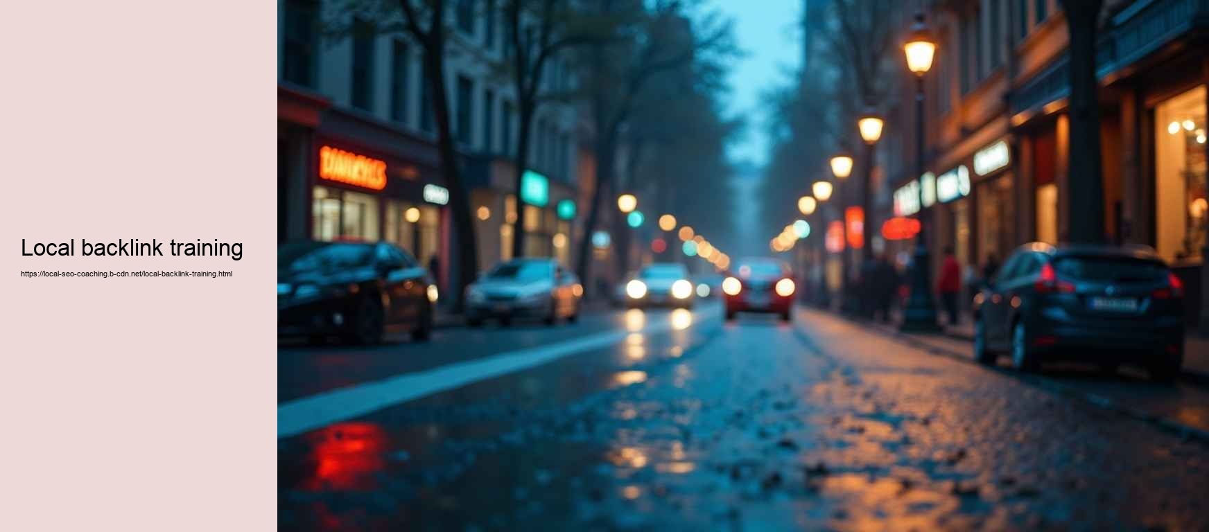 local backlink training