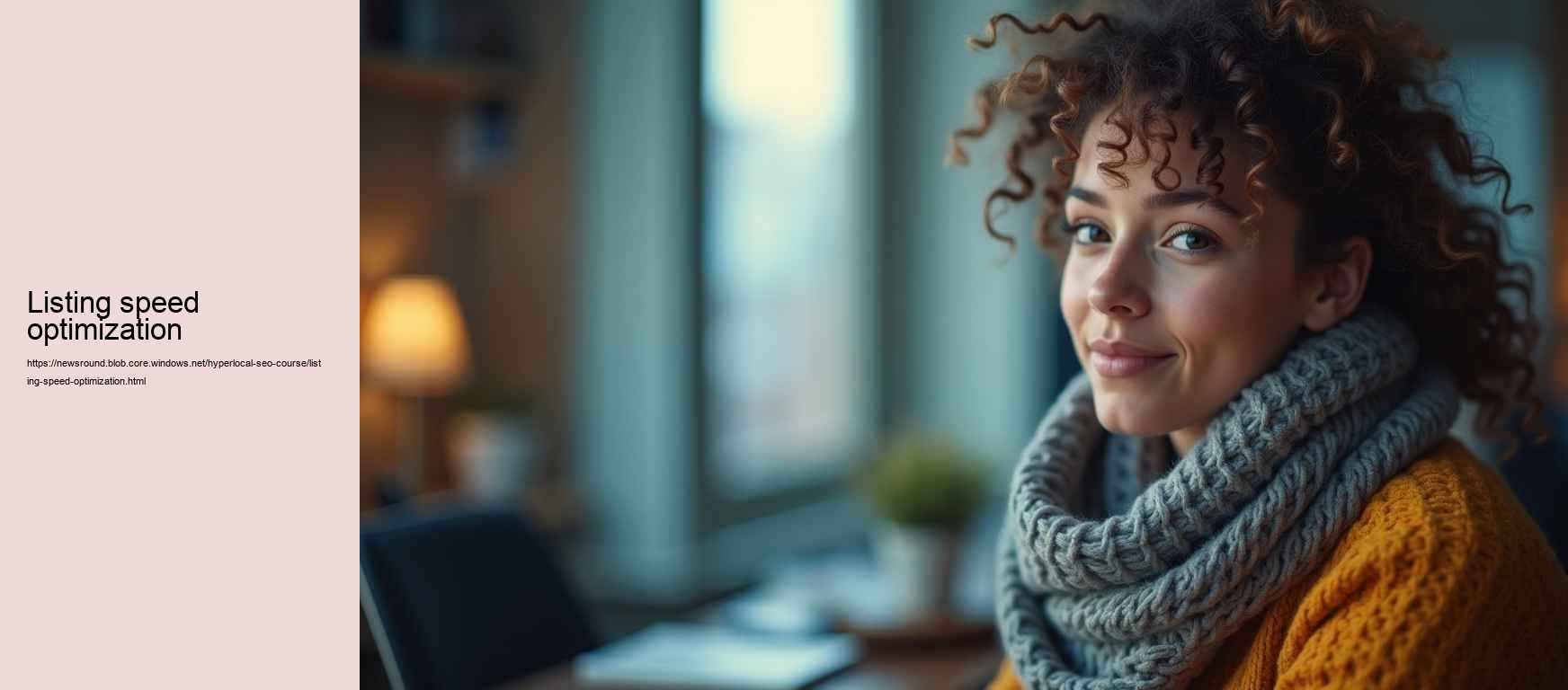 listing speed optimization