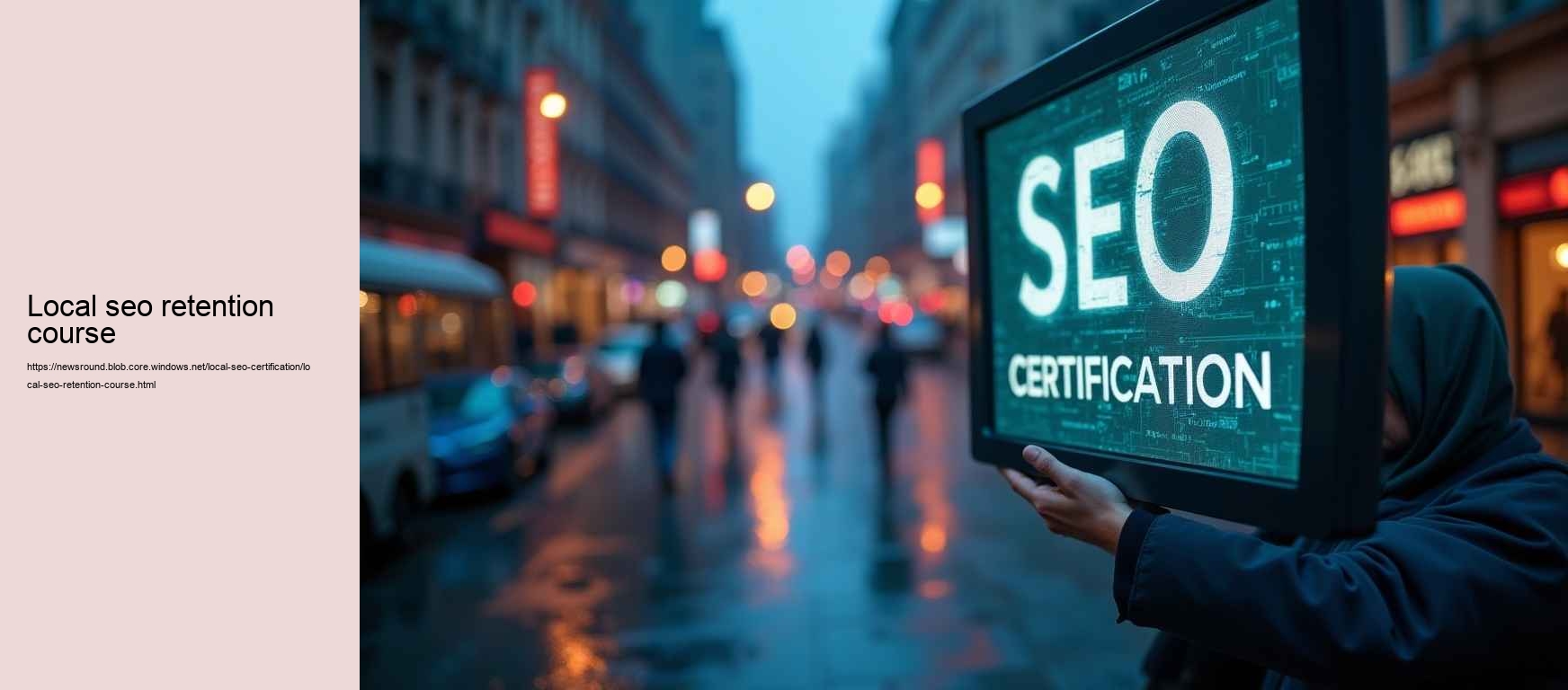 local seo retention course
