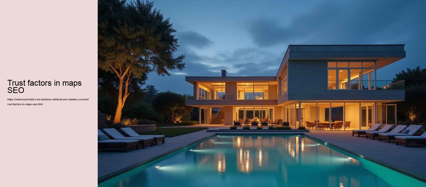 trust factors in maps SEO