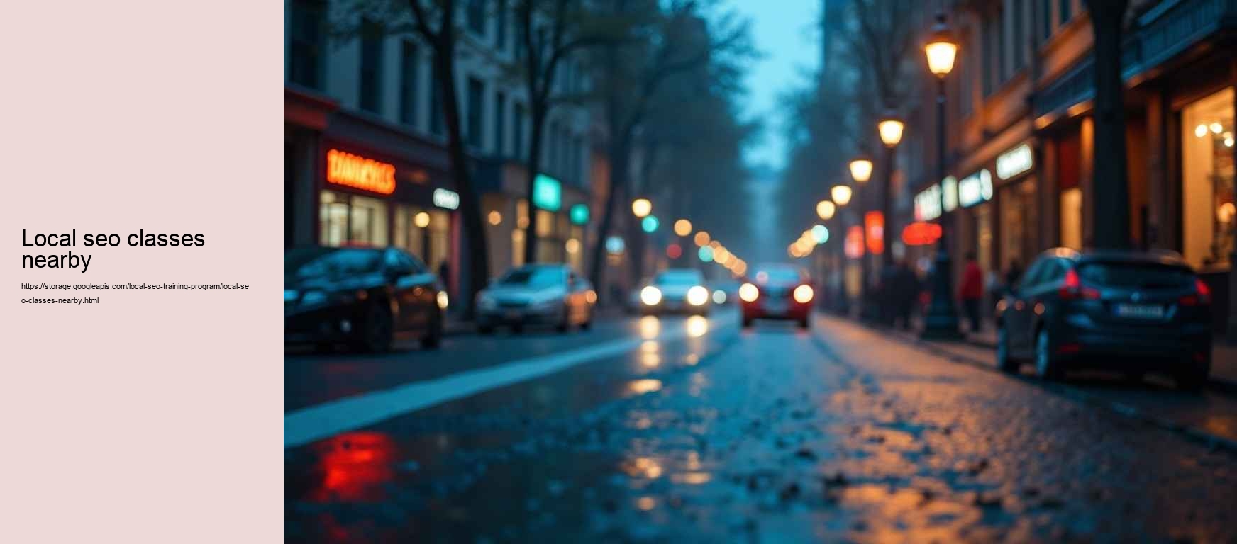local seo classes nearby