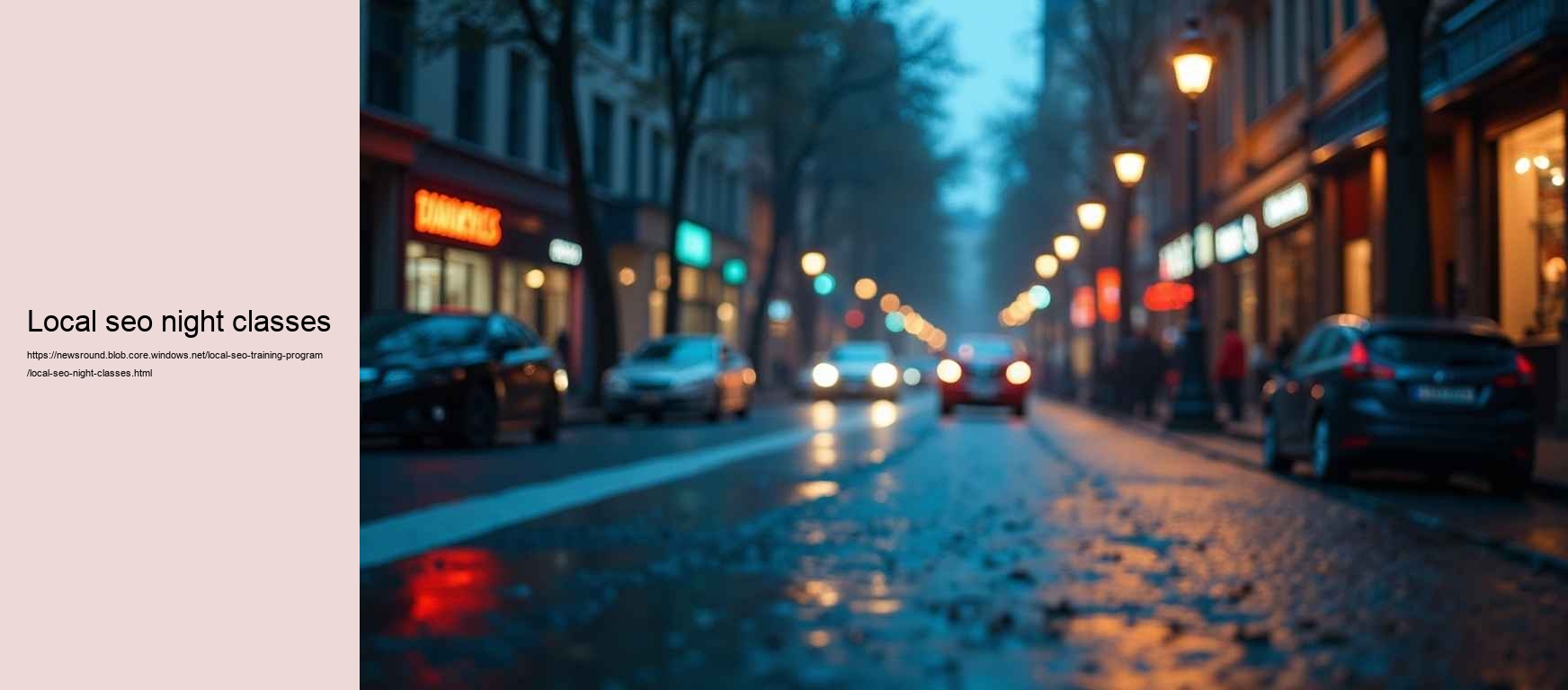 local seo night classes
