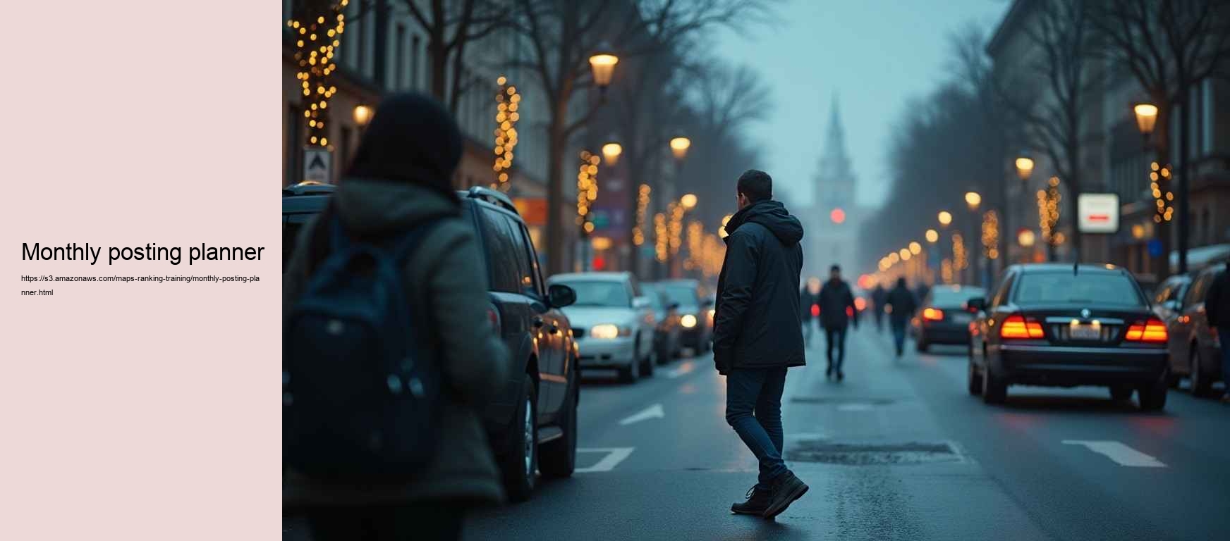 monthly posting planner