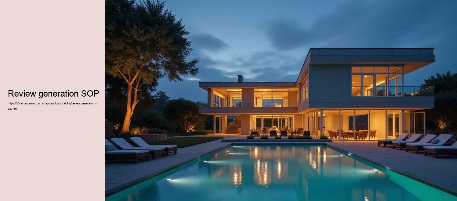 review generation SOP