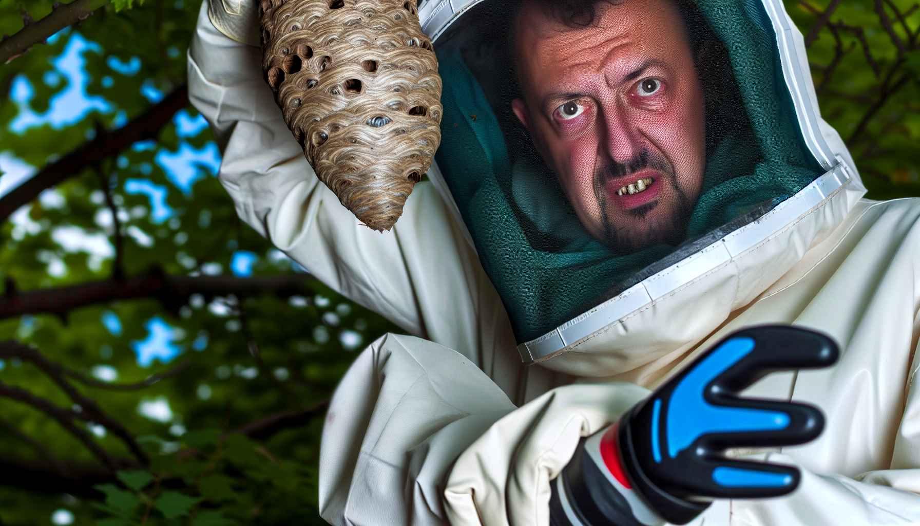 Was tun, wenn man ein aktives Wespennest entdeckt?