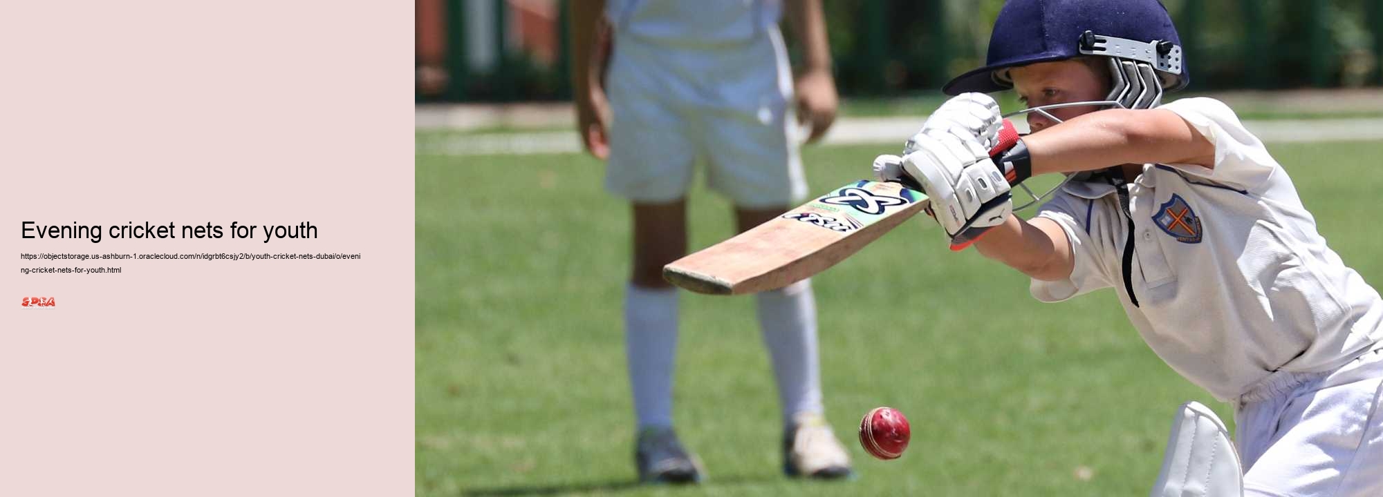 evening cricket nets for youth