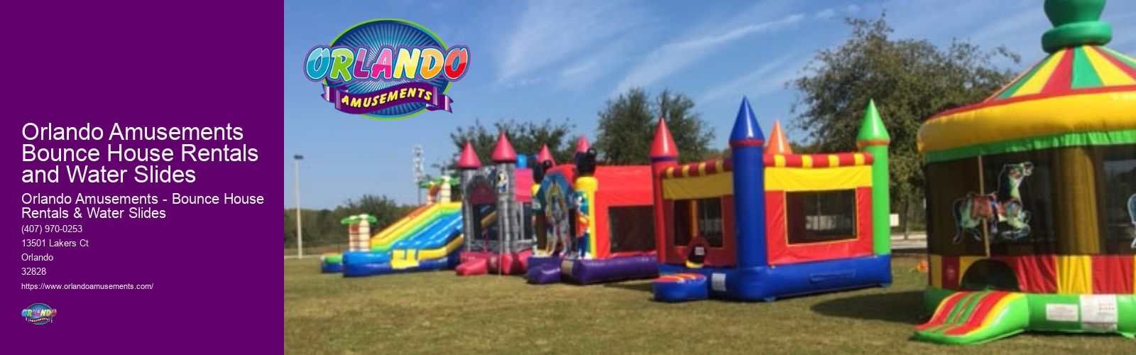 Orlando Amusements Bounce House Rentals and Water Slides