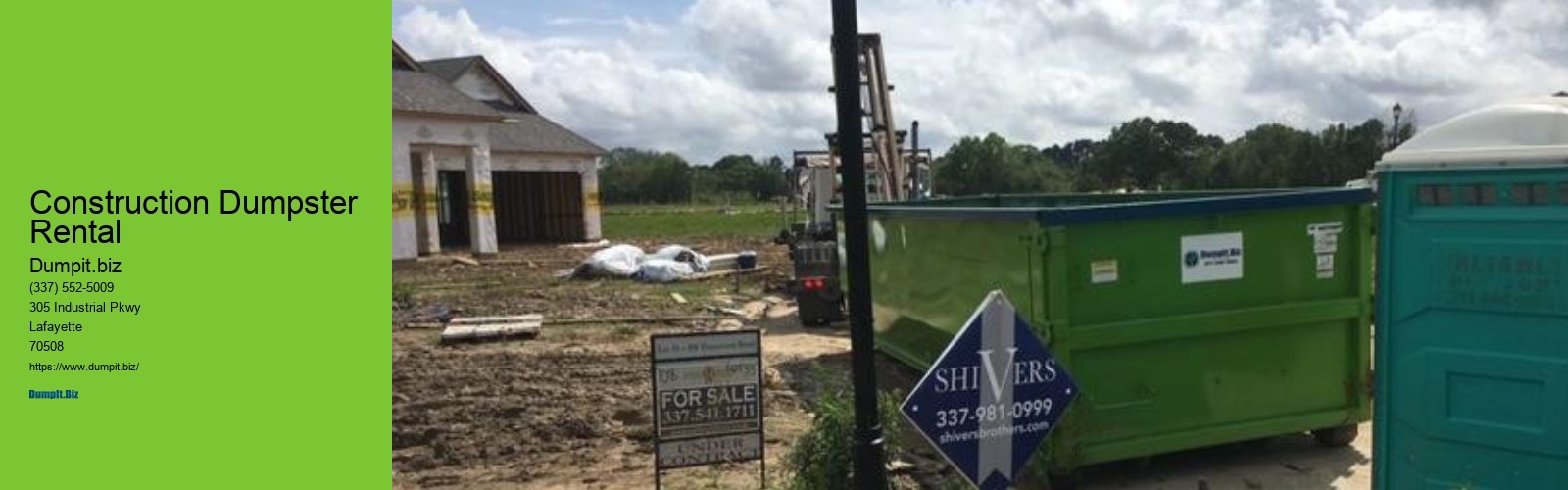 Construction Dumpster Rental