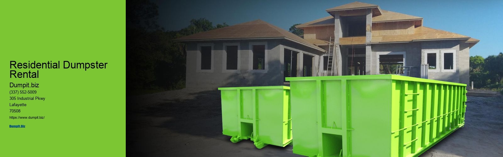 Residential Dumpster Rental