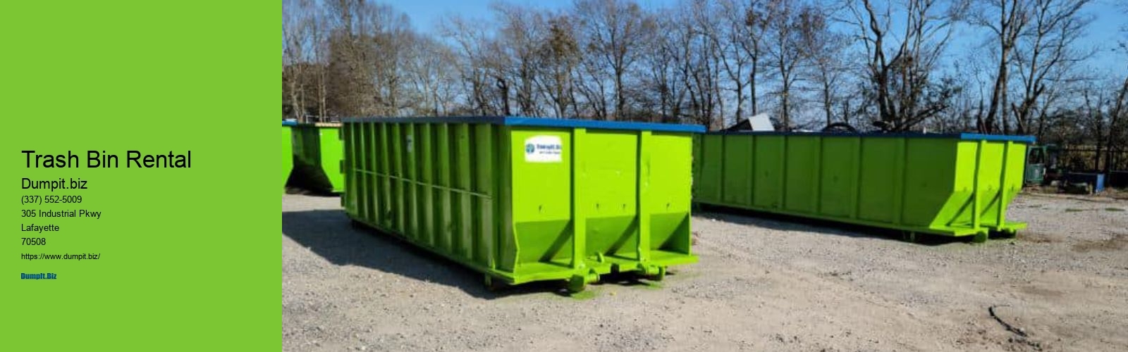 Trash Bin Rental