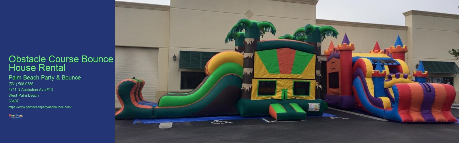 Obstacle Course Bounce House Rental