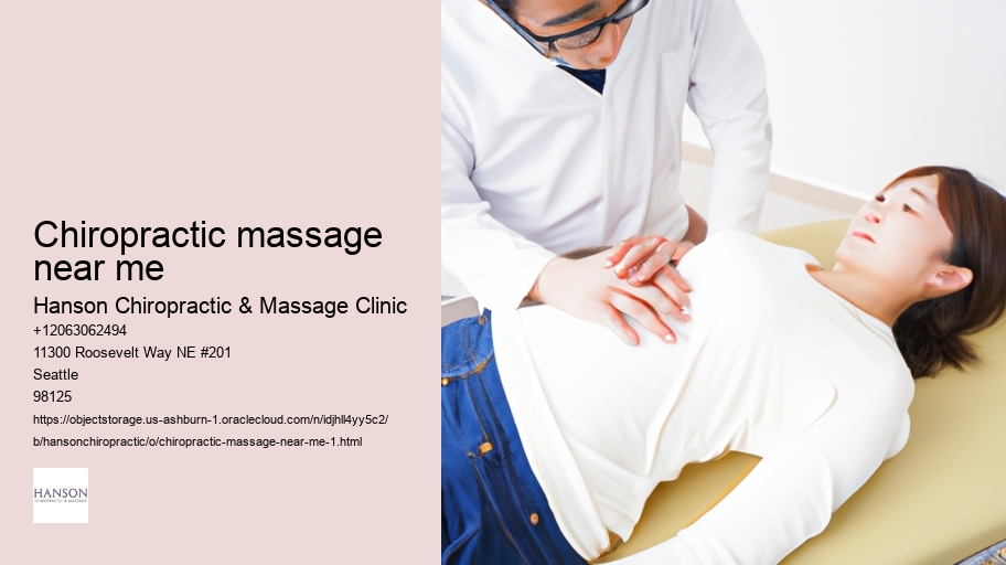 chiropractic massage near me