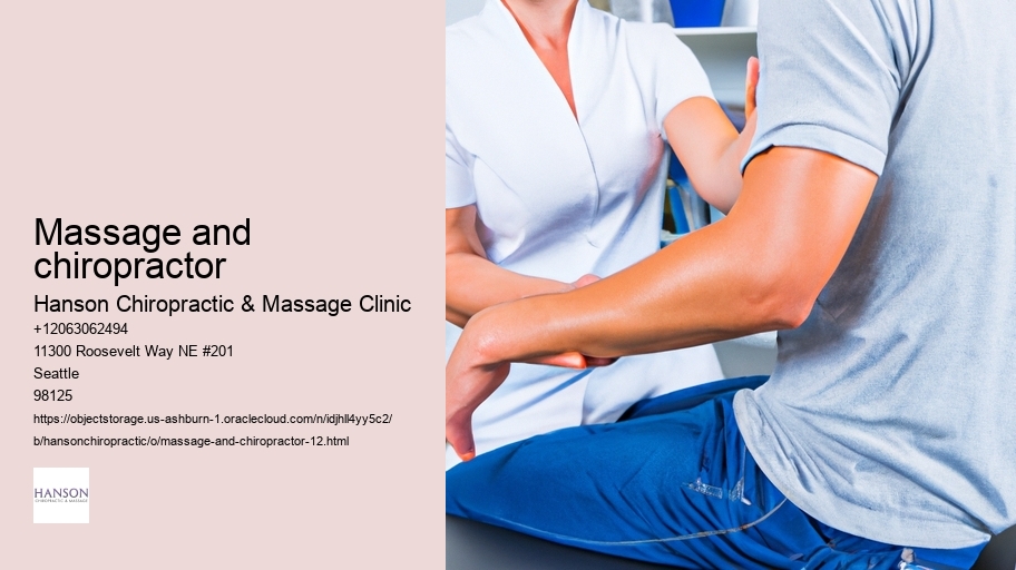 massage and chiropractor