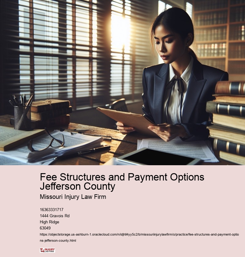 Fee Structures and Payment Options Jefferson County