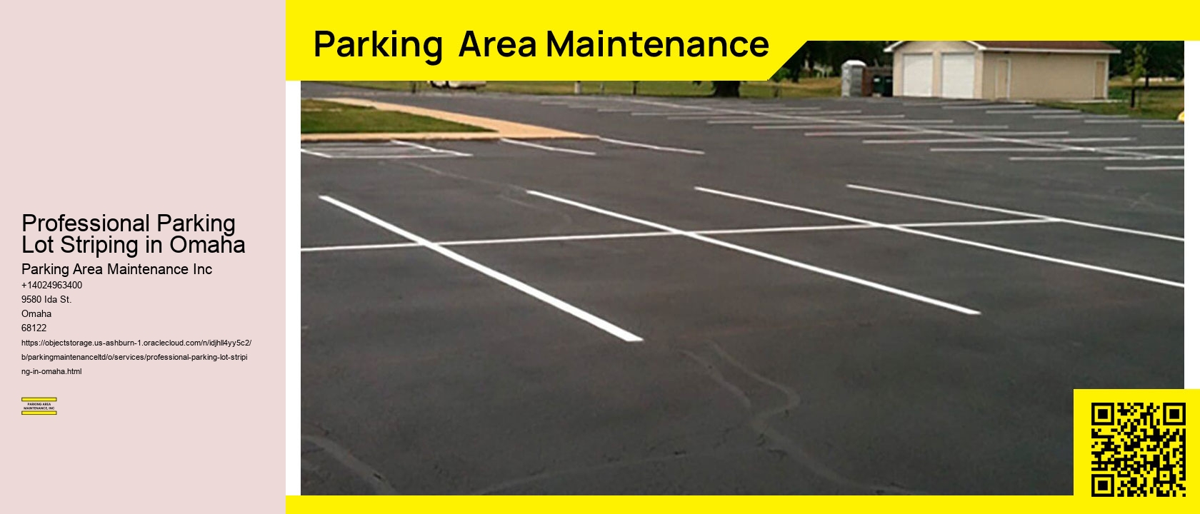 Professional Parking Lot Striping in Omaha