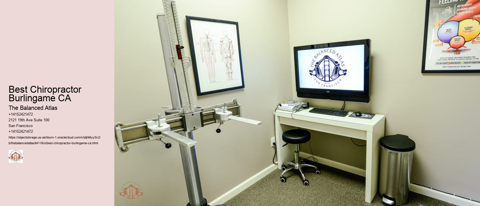 Best Chiropractor Burlingame CA