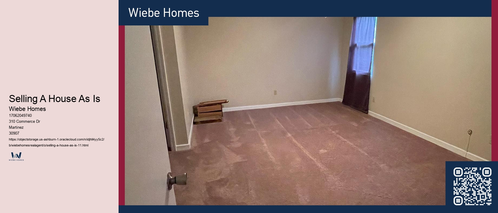 Selling A House As Is