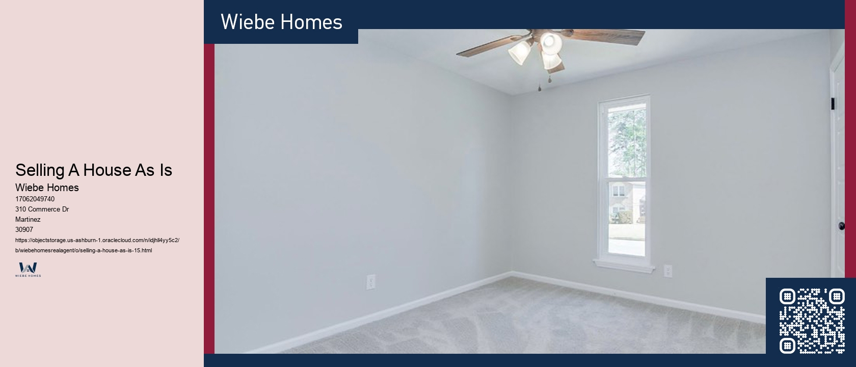 Selling A House As Is