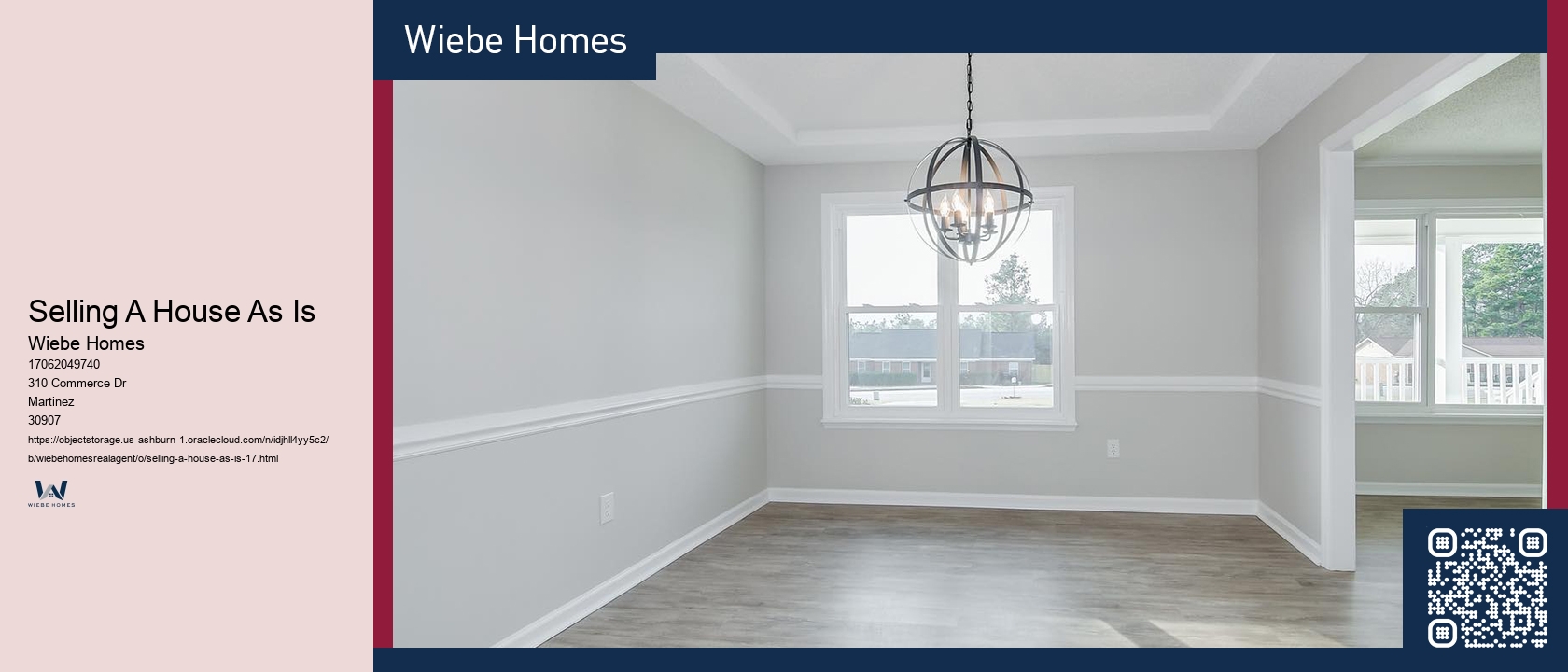 Selling A House As Is