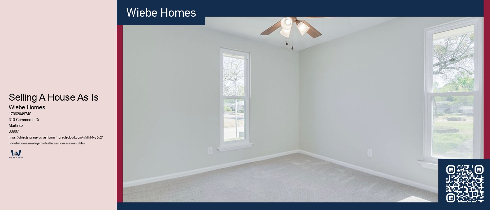 Selling A House As Is