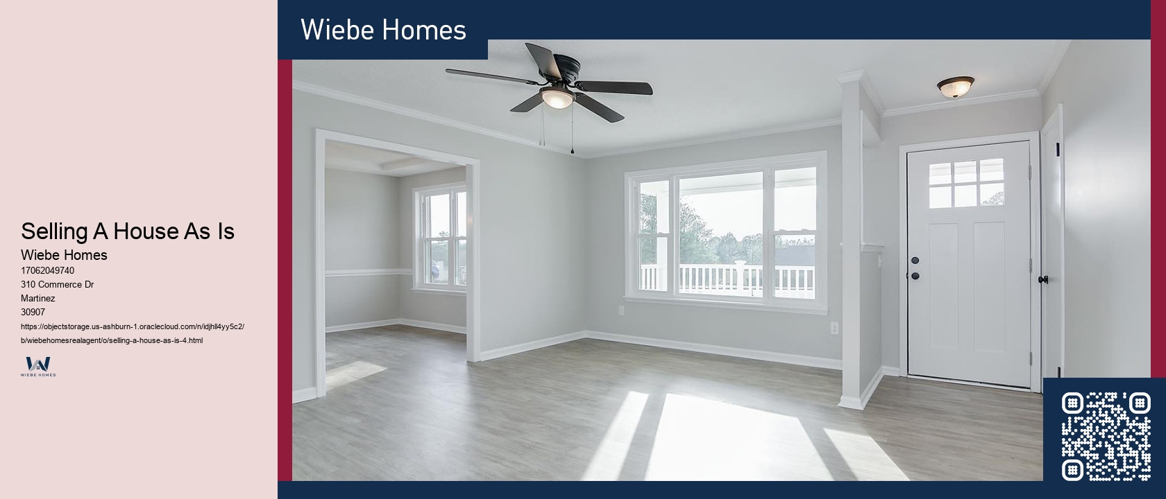 Selling A House As Is