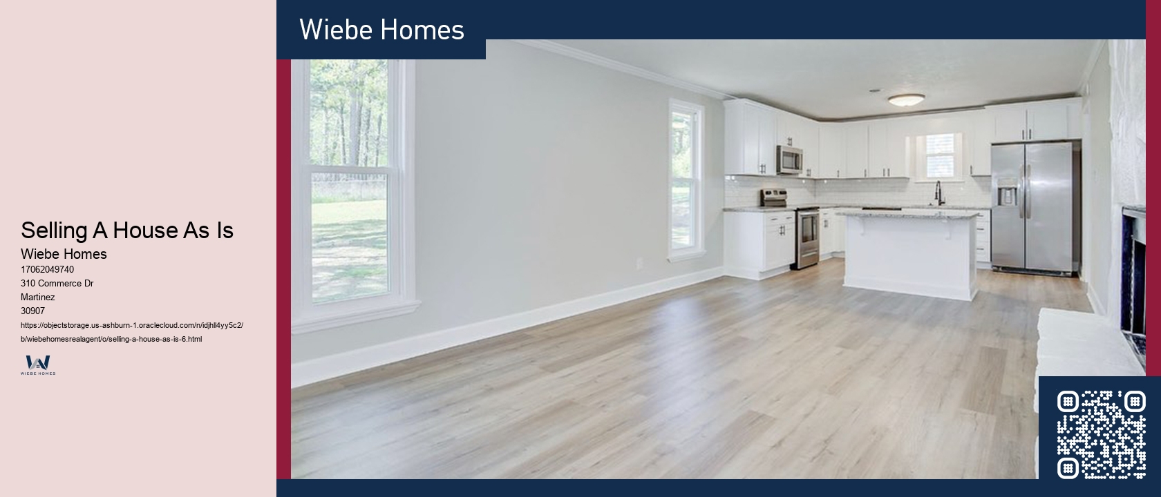 Selling A House As Is