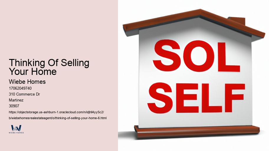 Thinking Of Selling Your Home