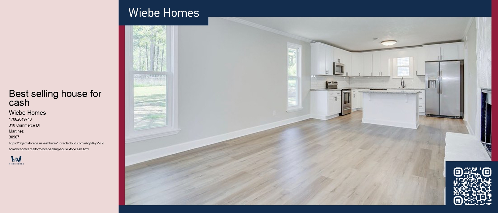 Best selling house for cash