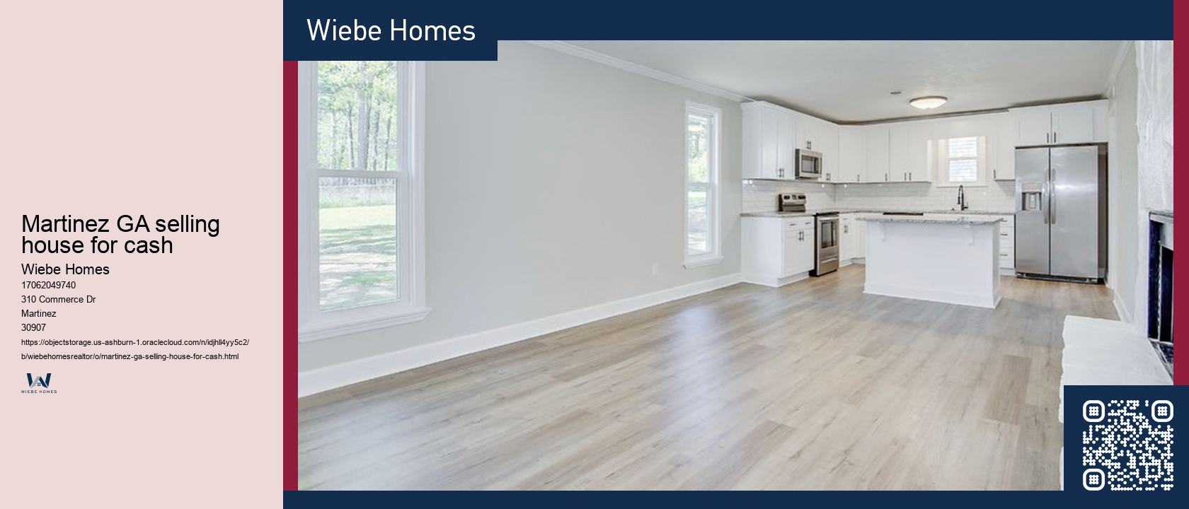 Martinez GA selling house for cash