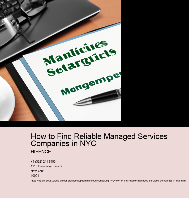 How to Find Reliable Managed Services Companies in NYC