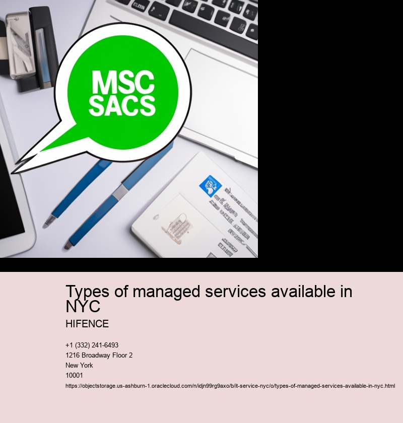 Types of managed services available in NYC 