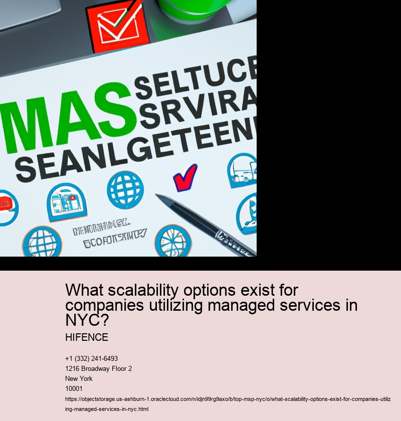 What scalability options exist for companies utilizing managed services in NYC?