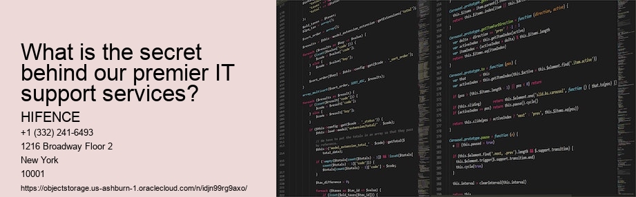 What is the secret behind our premier IT support services?