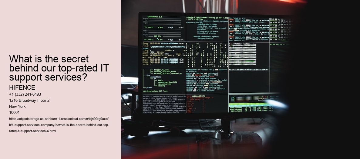 What is the secret behind our top-rated IT support services?
