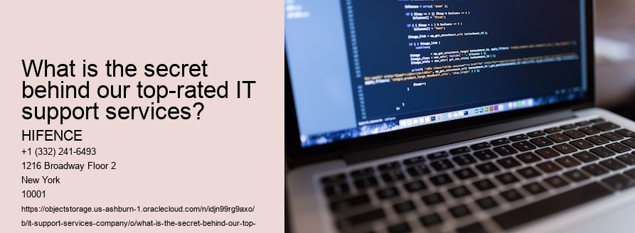 What is the secret behind our top-rated IT support services?