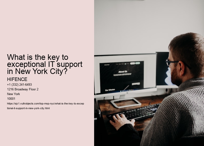 What is the key to exceptional IT support in New York City?