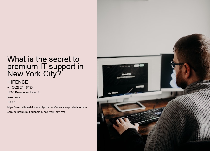 What is the secret to premium IT support in New York City?