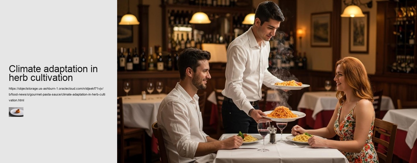 Climate adaptation in herb cultivation