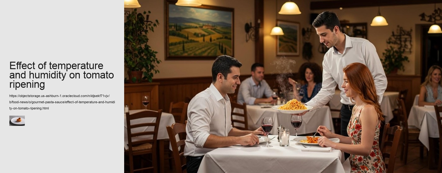 Effect of temperature and humidity on tomato ripening