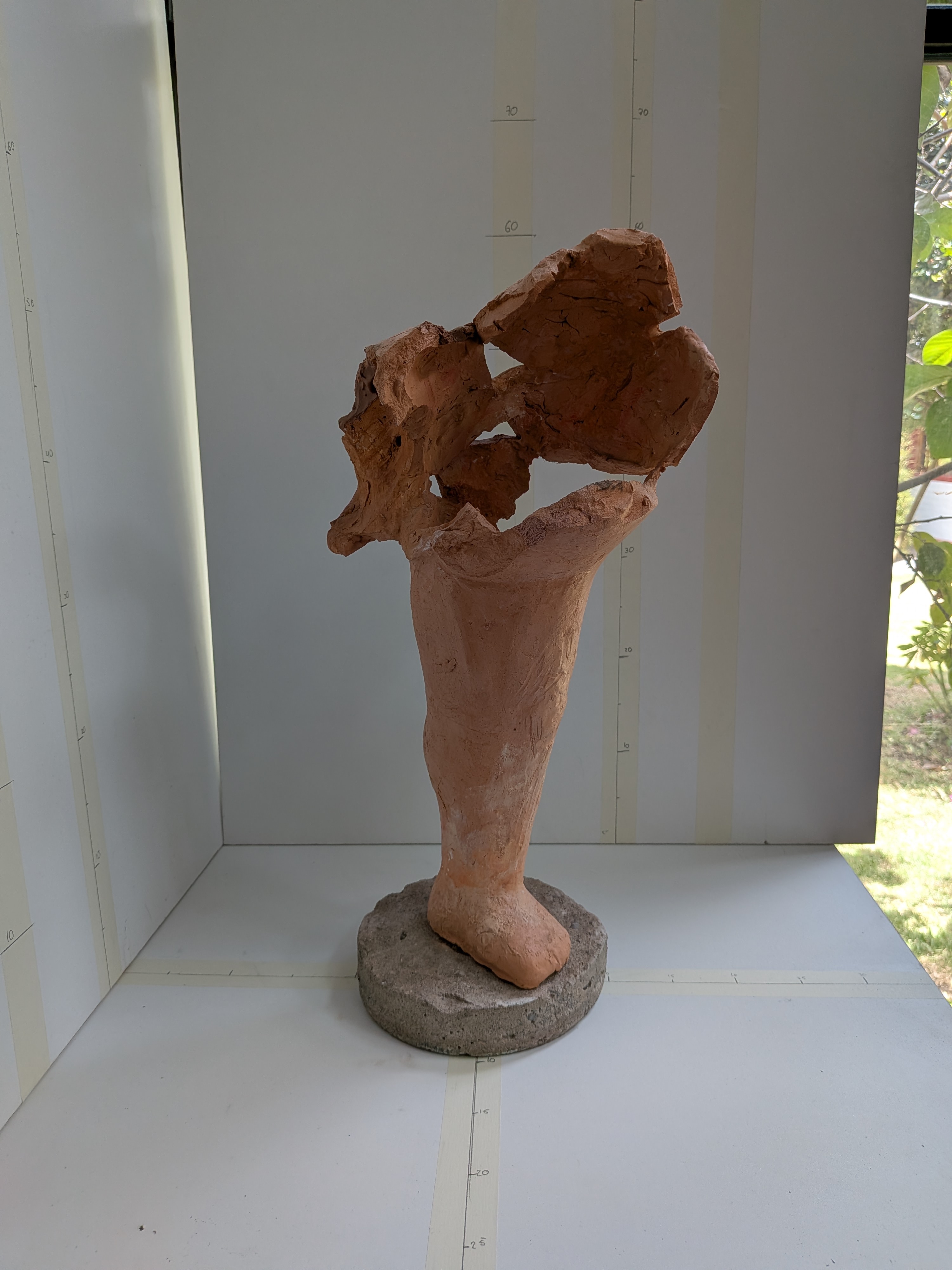 Forma orgánica en terracota