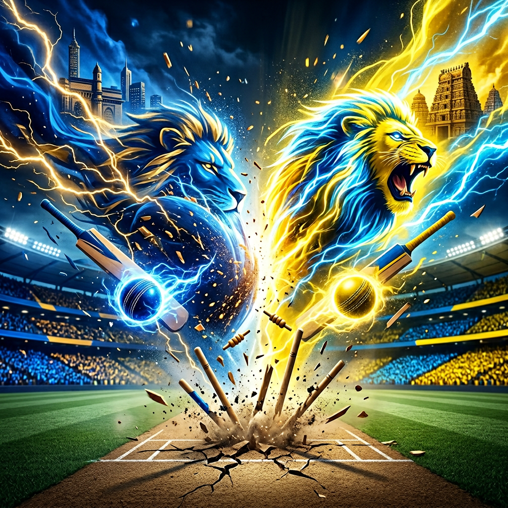 The Epic Rivalry Between Mumbai Indians and Chennai Super Kings in the IPL