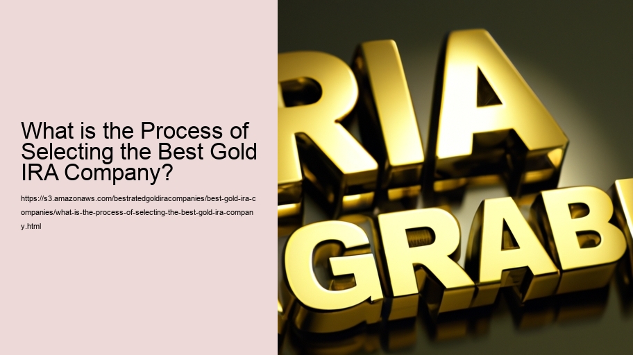 What is the Process of Selecting the Best Gold IRA Company? 