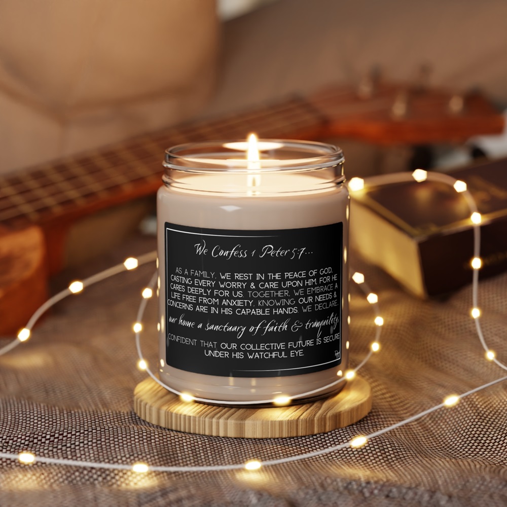 candles with scriptures