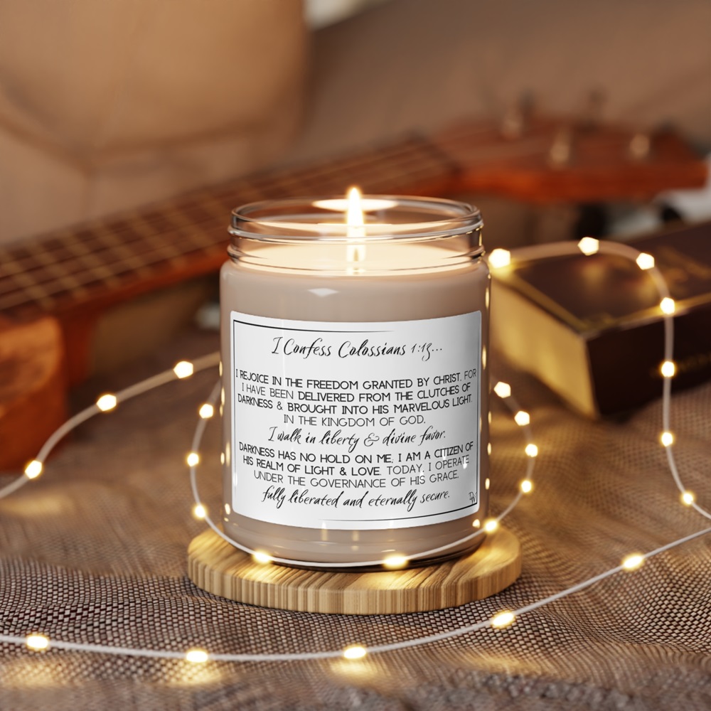 scented scripture candles