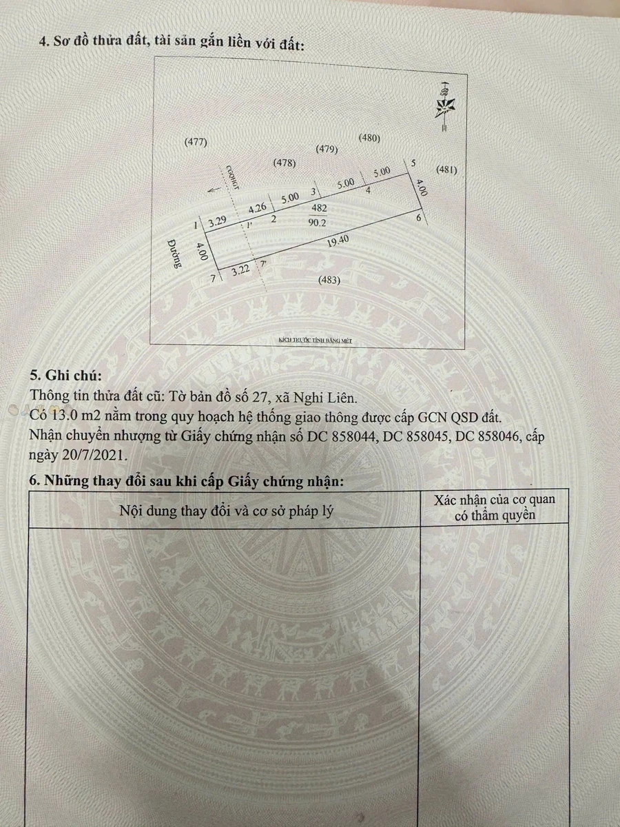 Bán đất Nghĩ Liên 90m² 1 tỷ gần Bệnh viện Lao - Ảnh thu nhỏ 5