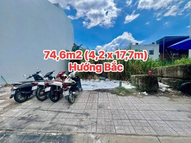 Bán nền đất 74,6m² Mỹ Phước Long Xuyên 3 tỷ