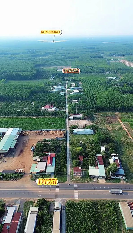 Bán đất mặt tiền Nhánh DT751, Chơn Thành, 279m2, 350 triệu